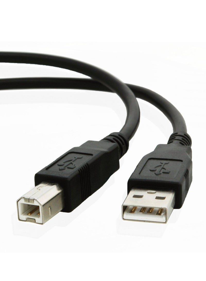 USB PRINTER CABLE 3 MTR BLACK - Image 1